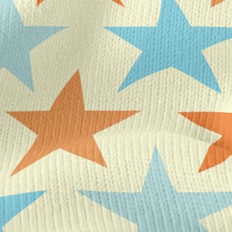Full Page Star Print Stretch Jersey