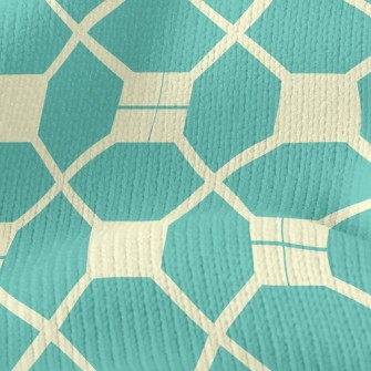 Large And Small Grid Connectio Stretch Jersey