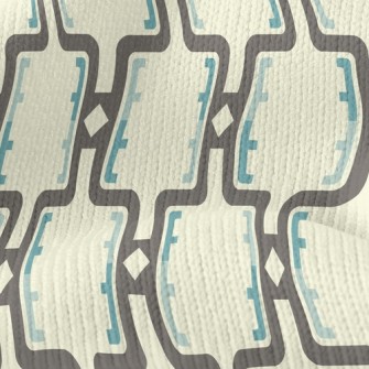 Geometric Arrangement Stretch Jersey