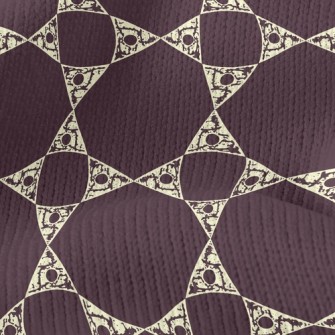 Nostalgic Tile Arrangement Stretch Jersey