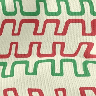 Two-Color Fence Stretch Jersey