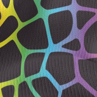 Colorful Giraffe Pattern Stretch Jersey