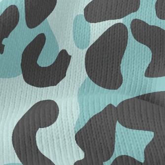Cool Color Leopard Print Stretch Jersey