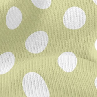 Simple White Dots Stretch Jersey