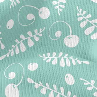Fresh Fruit Leaves Stretch Jersey