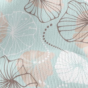 Elegant Flowers Stretch Jersey