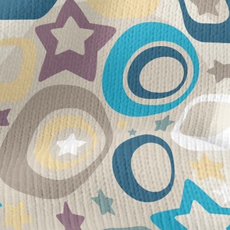 Colorful Stars And Dots Stretch Jersey