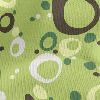 Variable Size Dots Stretch Jersey