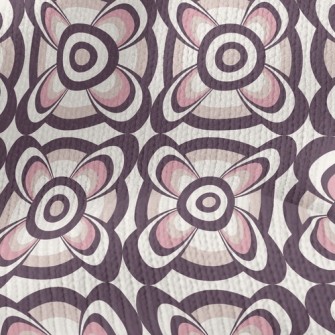 Dazzling Square Pattern Stretch Jersey