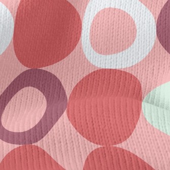 Red Fashion Dots Stretch Jersey