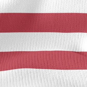 Simple Two-Color Stripes Stretch Jersey