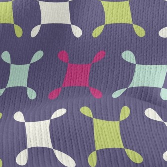 Simple Block Combination Stretch Jersey