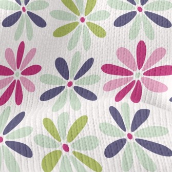 Three-Color Shades Of Floral Stretch Jersey