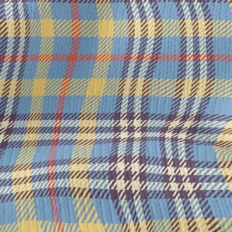 Layered Scotch Lines Stretch Jersey