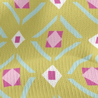 Colorful Cubes Stretch Jersey