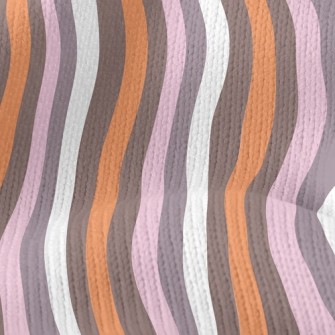 Casual Colorful Stripes Stretch Jersey