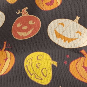 Playful Funny Pumpkin Stretch Jersey