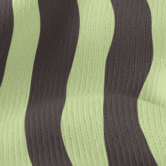 Two-Color Straight Stripe Stretch Jersey