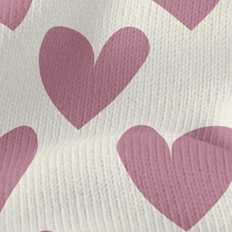 Popular Cute Big Heart Stretch Jersey