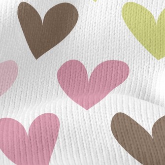 Colorful Little Hearts Stretch Jersey