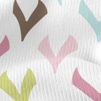 Colorful Geometric Little Hear Stretch Jersey