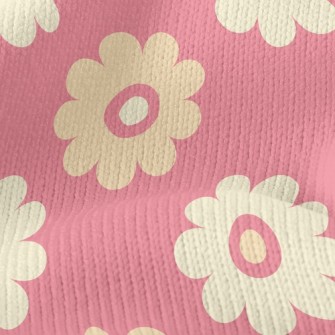Small Round Flower Stretch Jersey