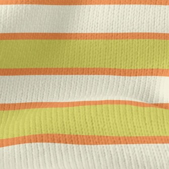Simple Two-Color Stripes Stretch Jersey