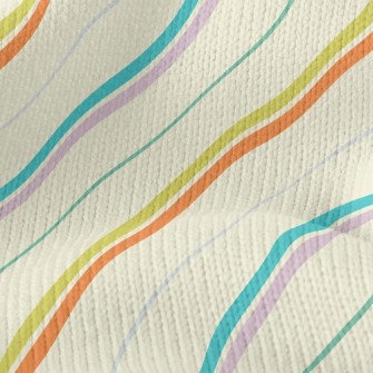 Simple And Colorful Lines Stretch Jersey