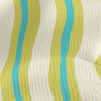 Stripes Of Different Thickness Stretch Jersey