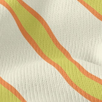 Large Gap Stripes Stretch Jersey