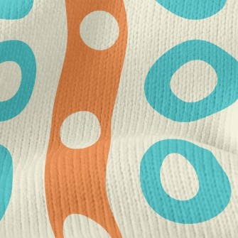 Size Circle Lines Stretch Jersey