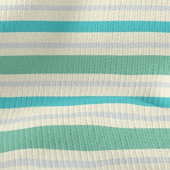 Fresh Earth Color Stripes Stretch Jersey
