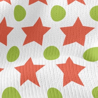 Big Star And Small Dot Stretch Jersey