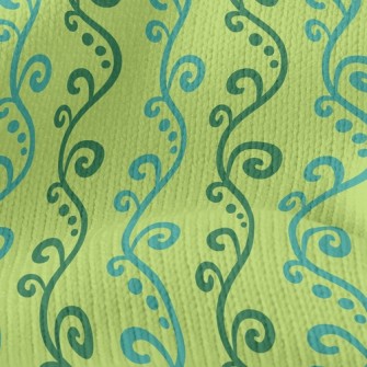 Little Curly Vine Stretch Jersey