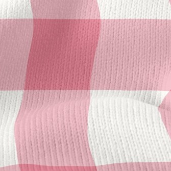 Two-Color Plaid Stretch Jersey
