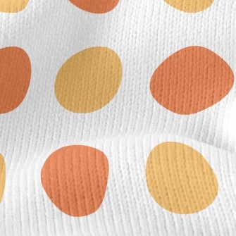 Two-Color Vibrant Dots Stretch Jersey