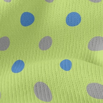 Mini Two-Color Dots Stretch Jersey