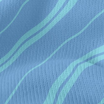 Temperament Diagonal Stripes Stretch Jersey
