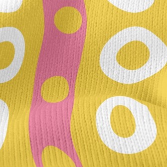 Dots And Lines Of Different Si Stretch Jersey