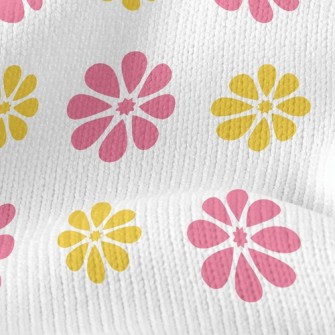 Two-Color Sweet Small Floral Stretch Jersey