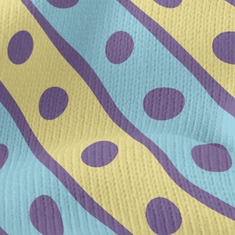 Polka Dot Lines Stretch Jersey