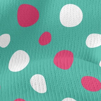 Deformed Dots Stretch Jersey
