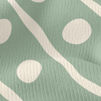 Polka Dot Twill Stretch Jersey