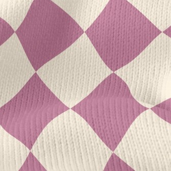 Checkerboard Rhombus Stretch Jersey