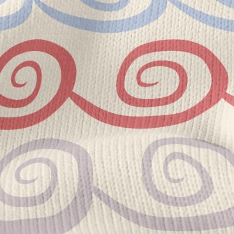 Tricolor Cirrus Clouds Stretch Jersey
