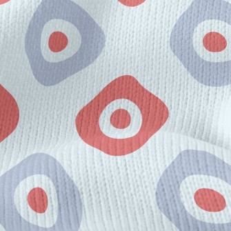 Square Wrapped Dots Stretch Jersey