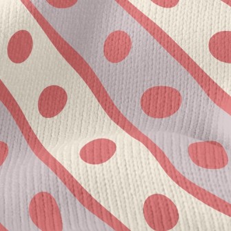 Polka Dot Twill Stretch Jersey