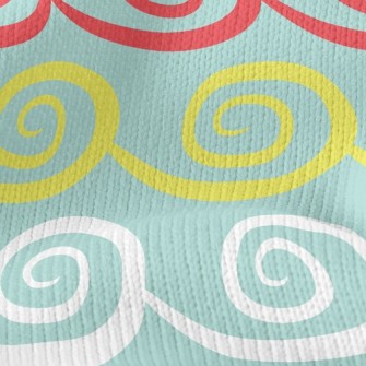 Tricolor Cirrus Clouds Stretch Jersey