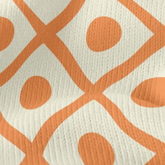 Round Dots Squares Stretch Jersey