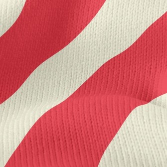 Diagonal Stripes Stretch Jersey